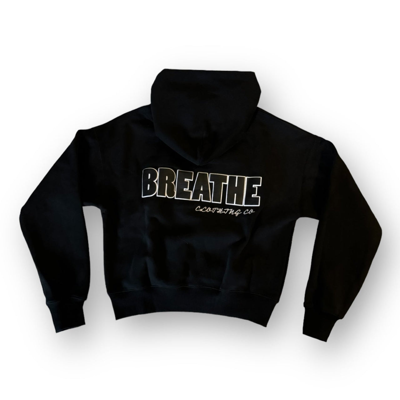 Breathe Black Hoodie